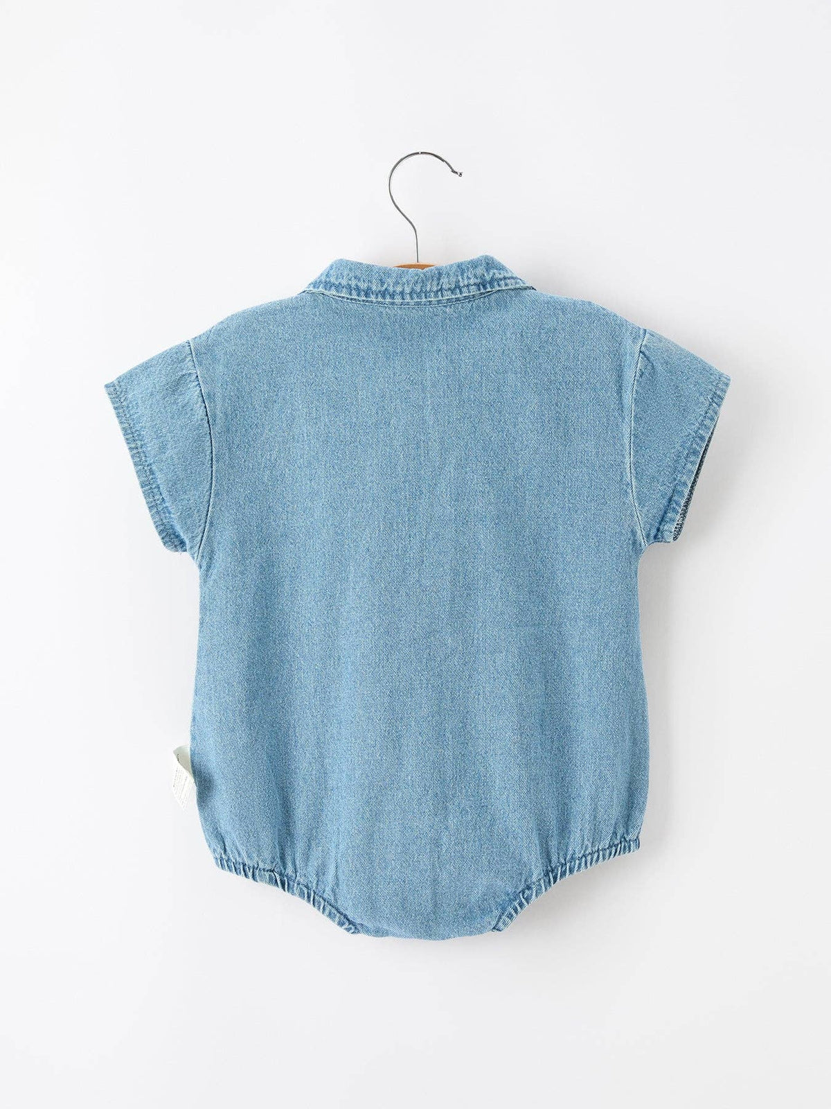 The Blue Ridge Denim Romper - Baby Boy