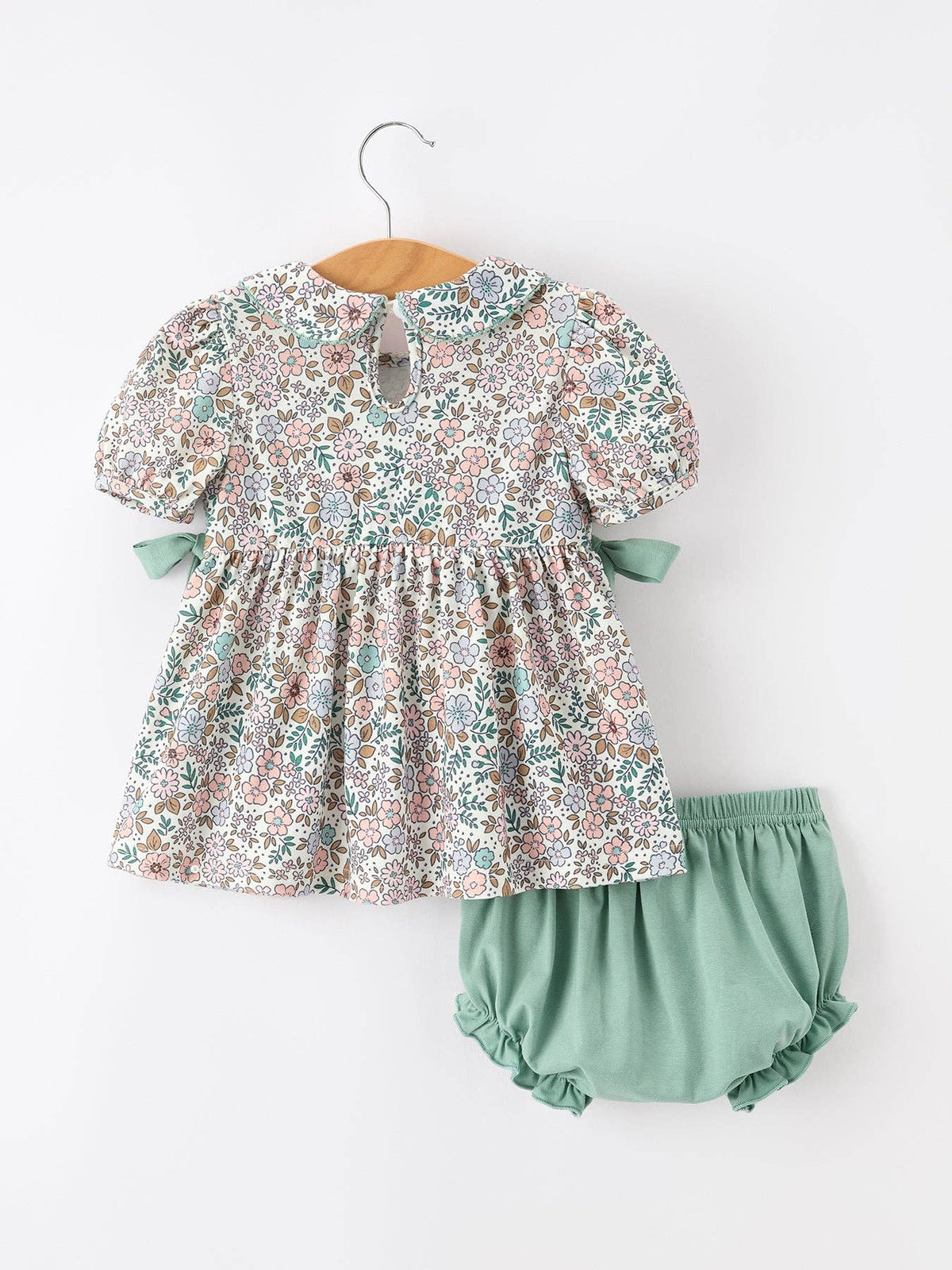 Sweet Pea Smocked Set - Baby Girl