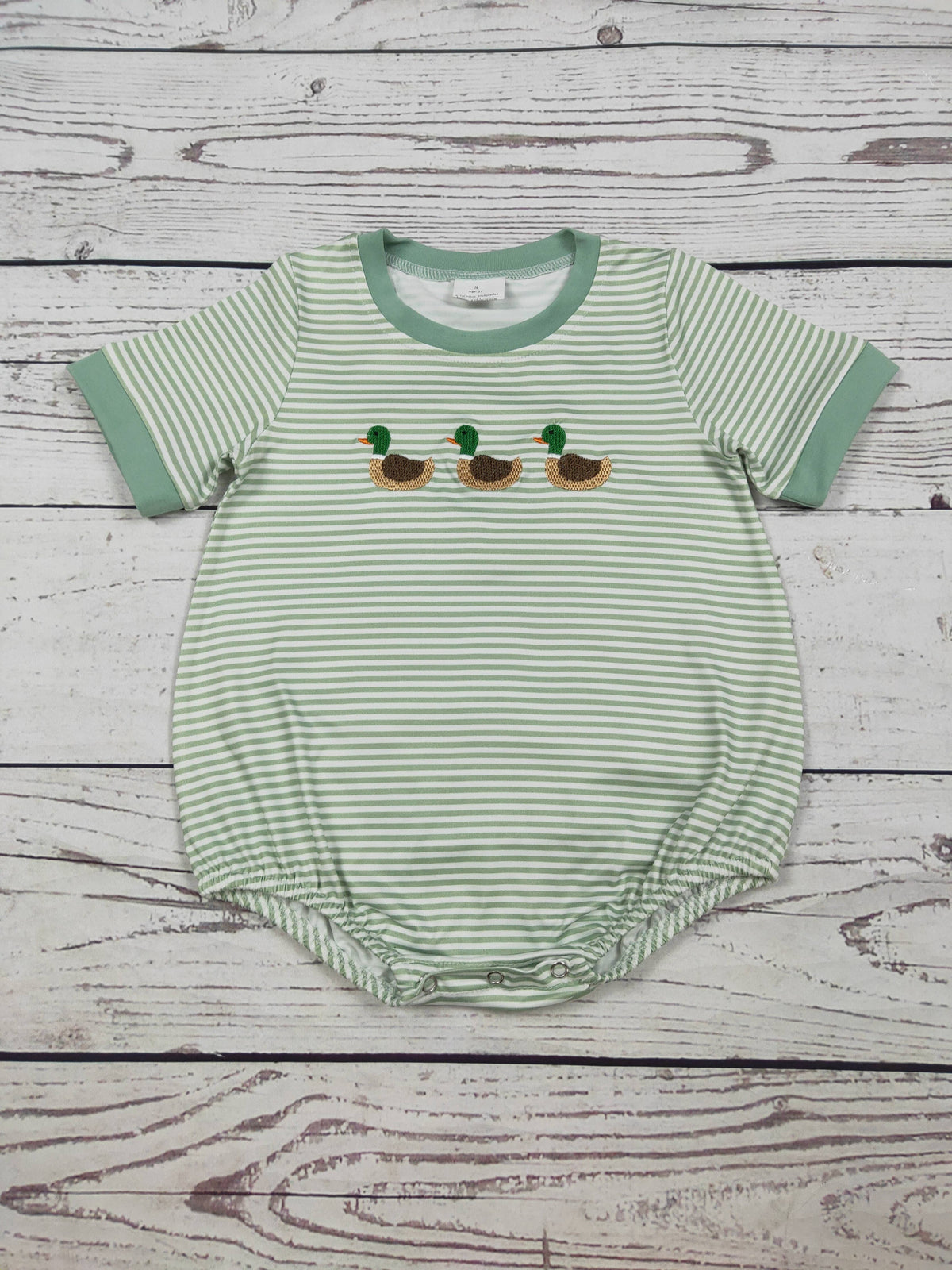 Mallard Stripe Bubble - Baby Boy
